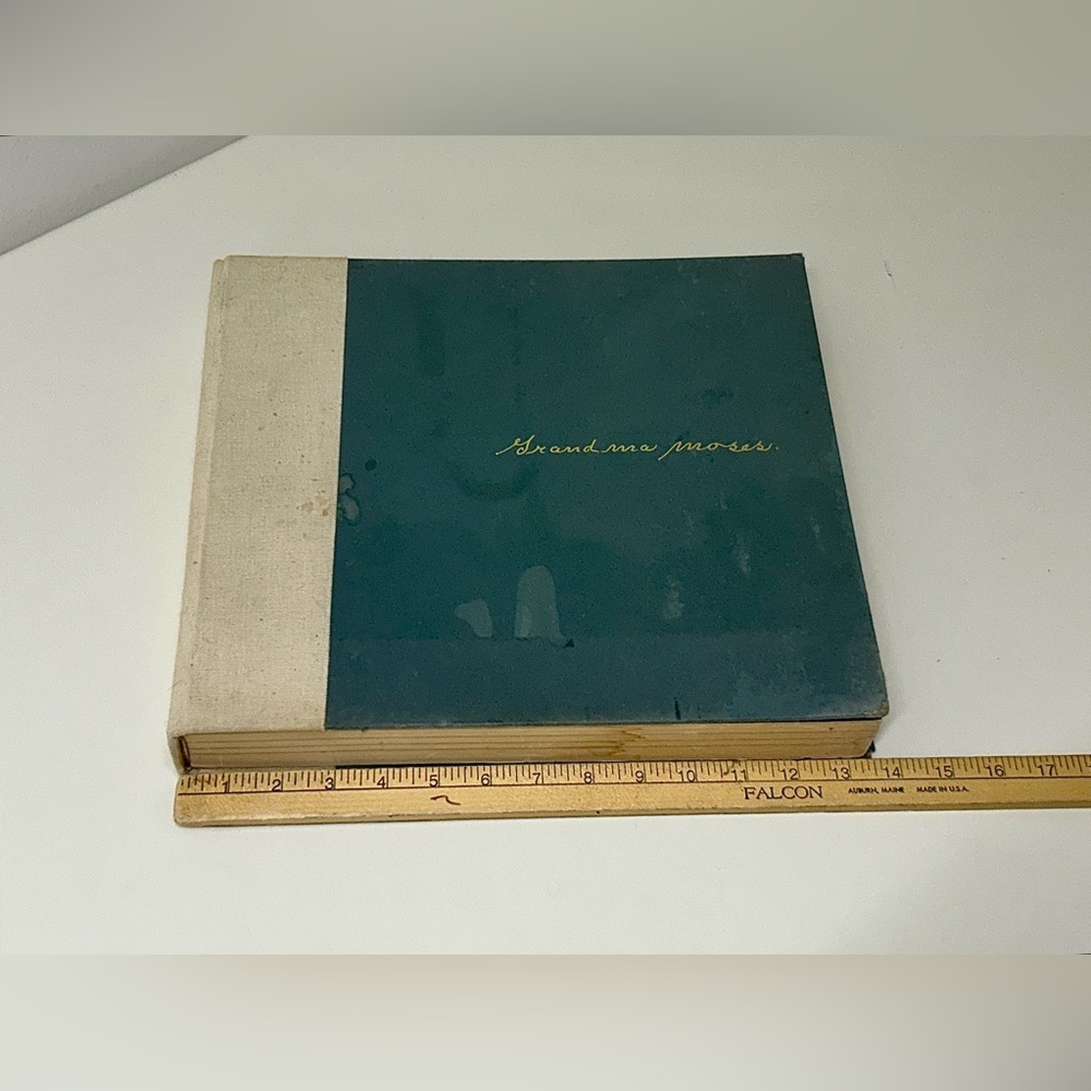1973 Vtg Hardcover Grandma Moses Artwork Biography Documentary Book